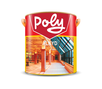 Sơn dầu Alkyd Poly dùng cho sắt thép