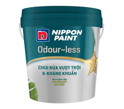 Sơn Nippon Odour-less Chùi Rửa Vượt Trội & Kháng Khuẩn