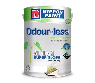 Sơn Odour-less All-in-one Siêu Bóng Nội Thất